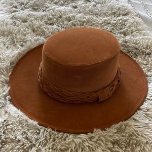 ASN Camel Suede Hat from Anthropologie/ Worn Twice